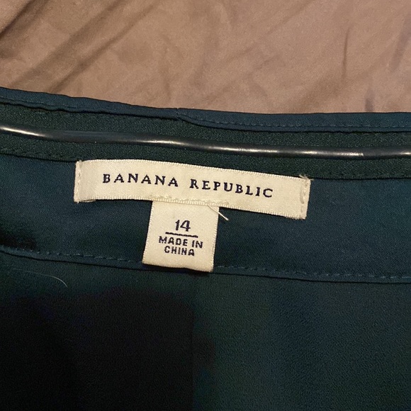 Banana Republic Strapless Green Night Out Dress - Picture 4 of 4